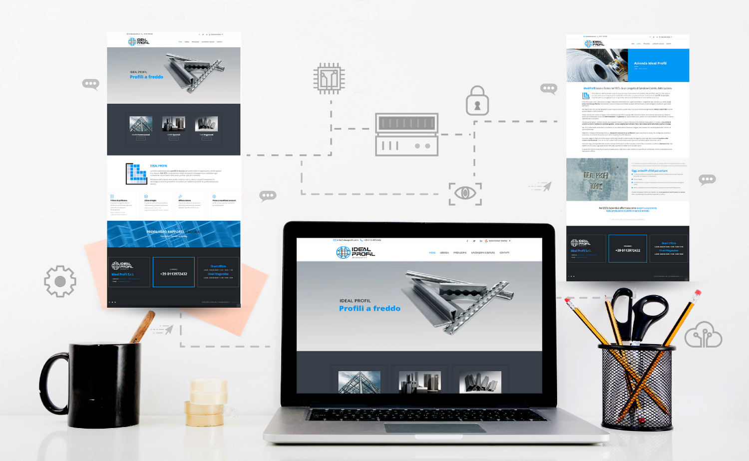 Idealprofil - BRAND IDENTITY e WEB SITE