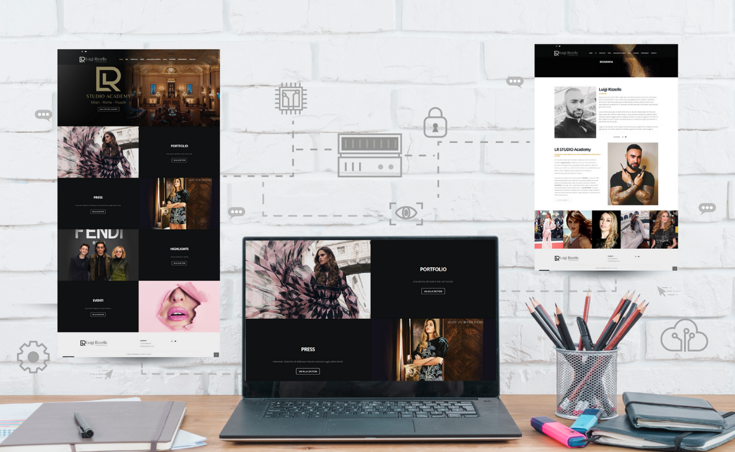 Luigi Rizzello - BRAND IDENTITY e WEB SITE